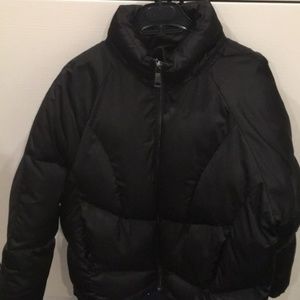 topshop puffer jacket black